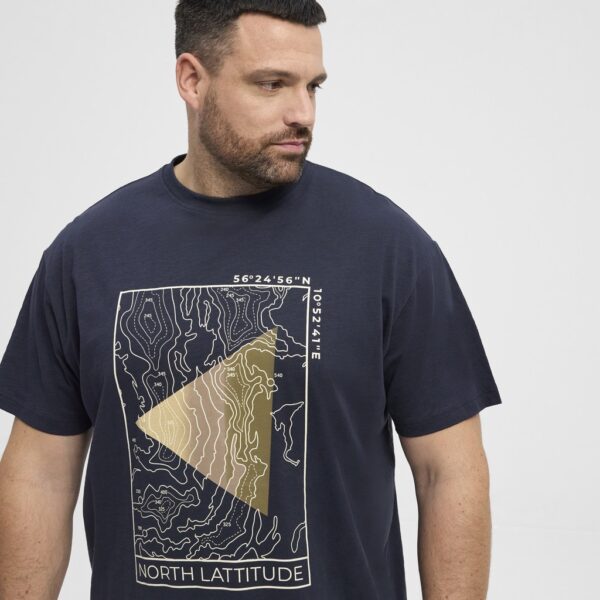 North latitude t-shirt med print nat sky – Bild 2