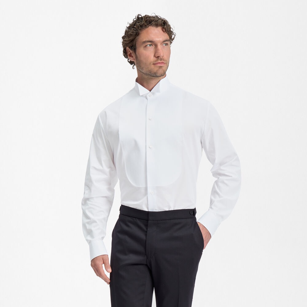 Sunwill kjole skjorte i piqué hvid - Billede 4