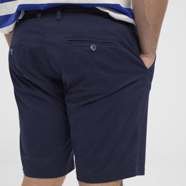 North latitude chino short med skrå lommer mørk night sky blå – Bild 6