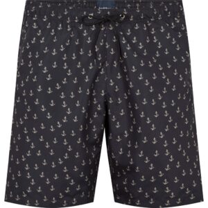 North 56°4 Badeshorts printede anker blå