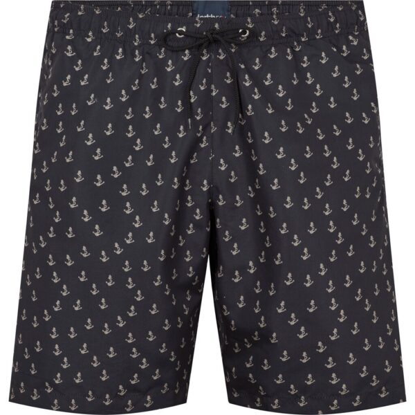North 56°4 Badeshorts printede anker blå