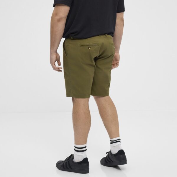 North latitude chino short med skrå lommer mørk army grøn – Bild 4