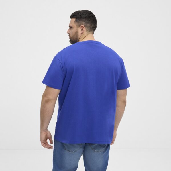 North latitude t-shirt printed cobolt blå - Billede 3