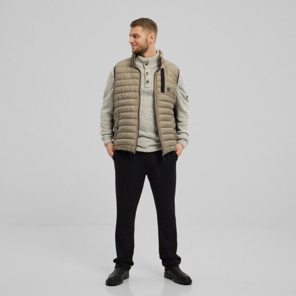 North 56°4 Puffet vest mørk sand – Bild 4