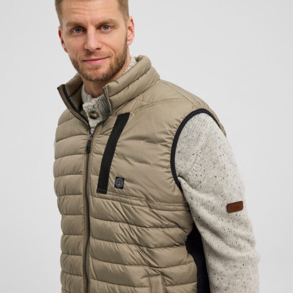 North 56°4 Puffet vest mørk sand – Bild 5