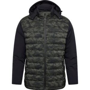 NORTH 56°4 DENIM CAMOUFLAGE PUFFER JACKET PRINTET TALL