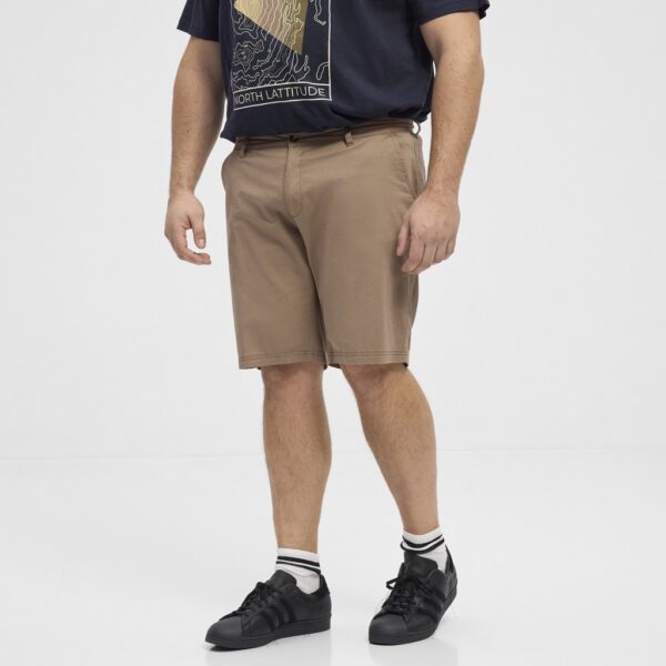 North latitude chino short med skrå lommer mørk sand - Billede 3