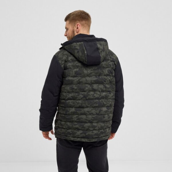 NORTH 56°4 DENIM CAMOUFLAGE PUFFER JACKET PRINTET TALL - Billede 3
