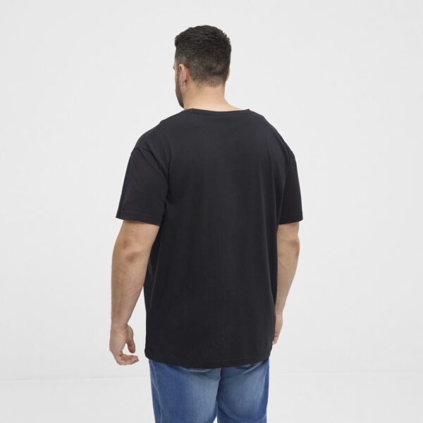 North latitude t-shirt med v-hals sort – Bild 3