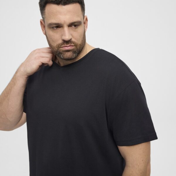 North latitude t-shirt med v-hals sort – Bild 5