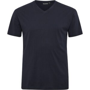 North latitude t-shirt med v-hals nat sky blå