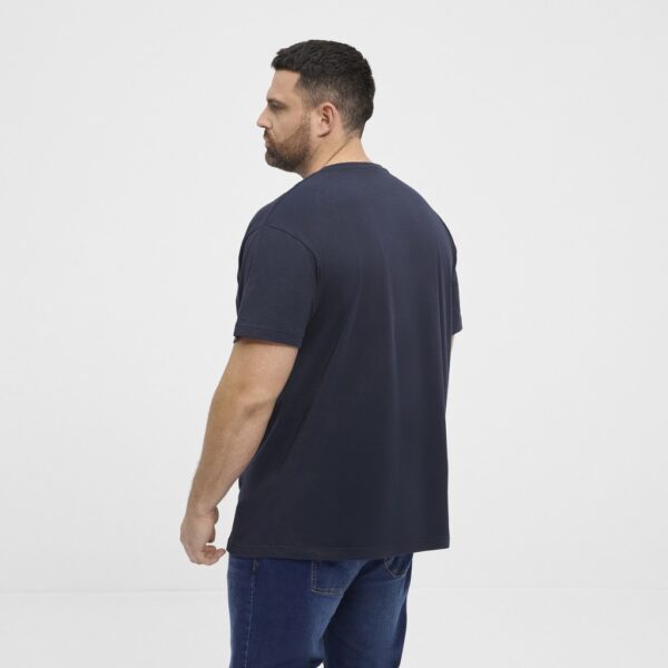 North latitude t-shirt med v-hals nat sky blå - Billede 3