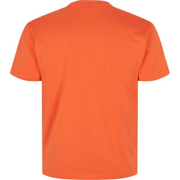 North 56°4 t-shirt med print på brystet orange – Bild 5