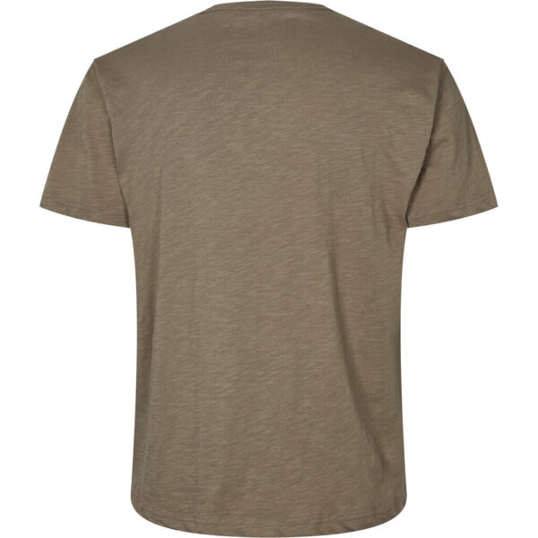North 56°4 printet t-shirt Oliven grøn TALL – Bild 3