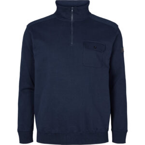 North 56°4 Sweatshirts med halv lynlås Marine Blå TALL