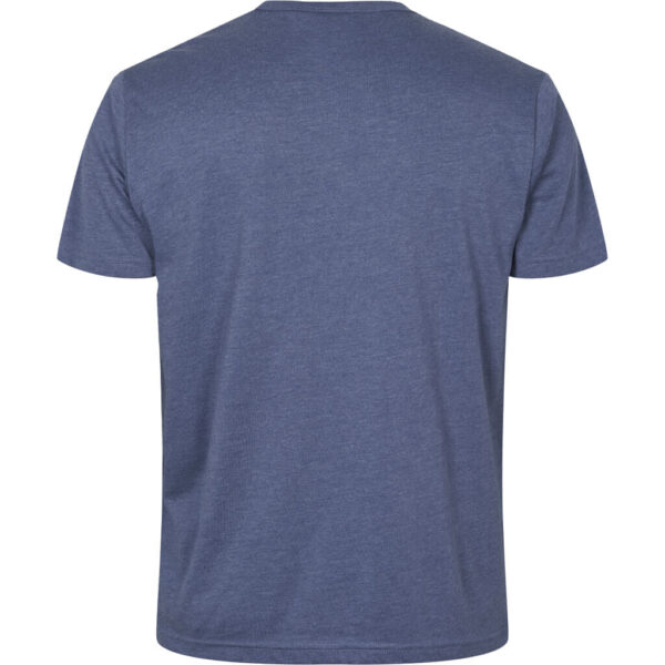  North 56°4 t-shirt m tryk meleret blå – Bild 3
