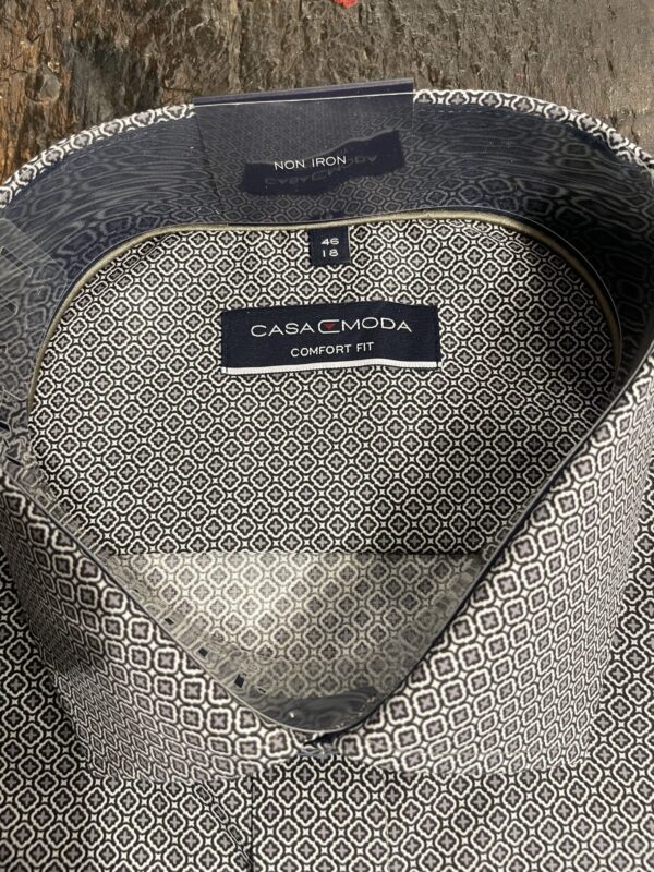 Casa Moda comfort fit skjorte printet mønster blå – Bild 3