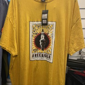 Replika t-shirt med print Gul