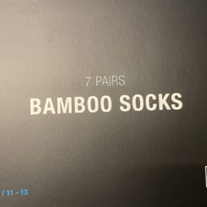 JBS bamboo sokker 7 pak sort