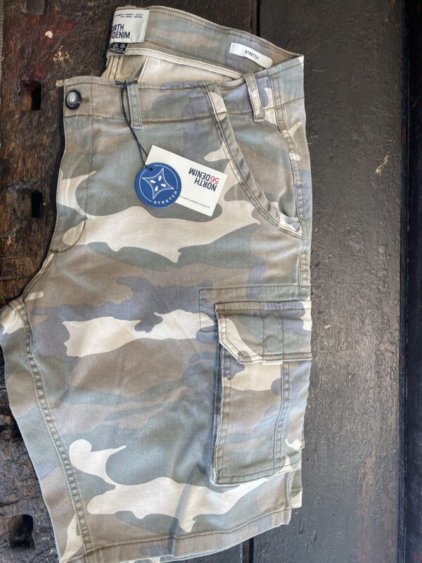 North 56°4 army cargo shorts grøn