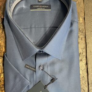 Casa Moda kort ærmet skjorte comfort fit grå