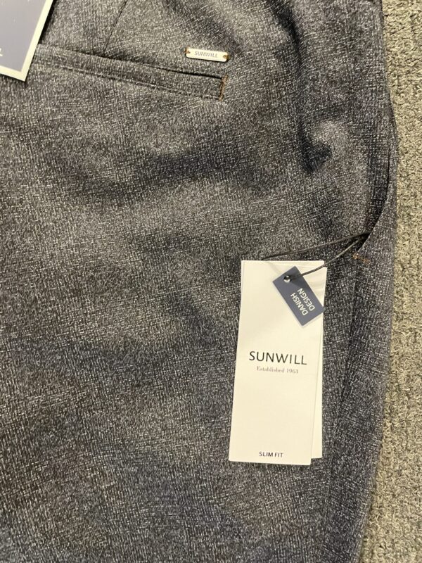 Sunwill bukser extreme flexibility slim fit blå med nister og terne - Billede 4