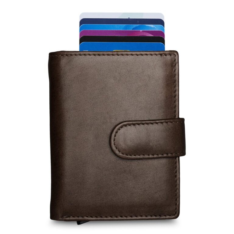 Figuretta wallet, large, brown