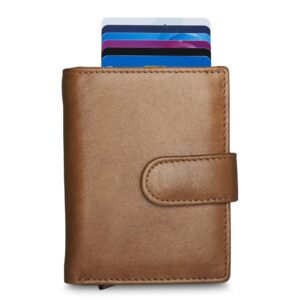 Figuretta wallet kortholder stor lys brun