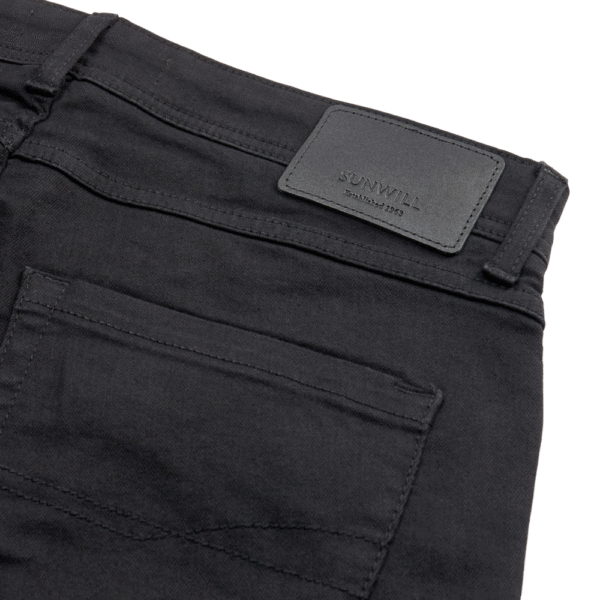 Sunwill fitted stretch jeans Sort - Billede 5