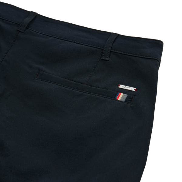 Sunwill extreme flexibility shorts med lomme på siden marine blå - Billede 5