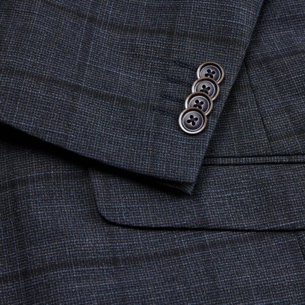 Will blazers regular fit blå ternet jakke – Bild 4