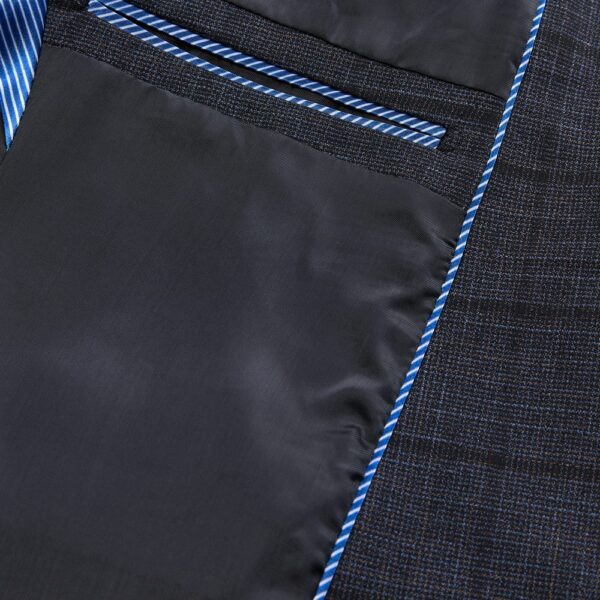 Will blazers regular fit blå ternet jakke – Bild 6