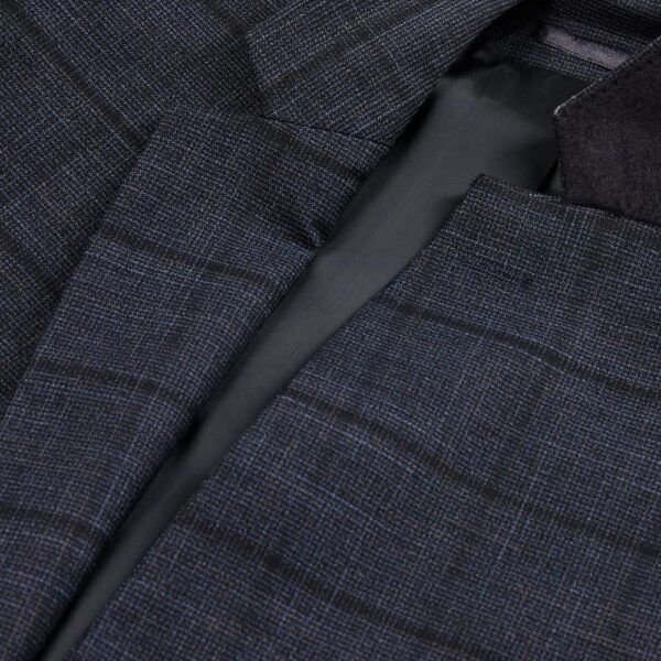 Will blazers regular fit blå ternet jakke – Bild 5