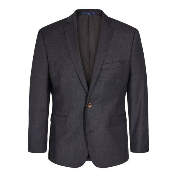 Sunwill herre blazer med struktur modern fit koks grå