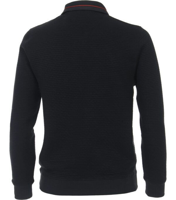 Casa Moda sweat trøje med halv lyn Marine Blå – Bild 3