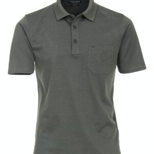 Casa Moda “easy care ” polo med lomme agave grøn