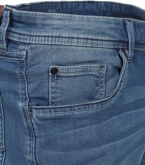 Casa Moda cowboy bermuda med stretch denim blå - Billede 4