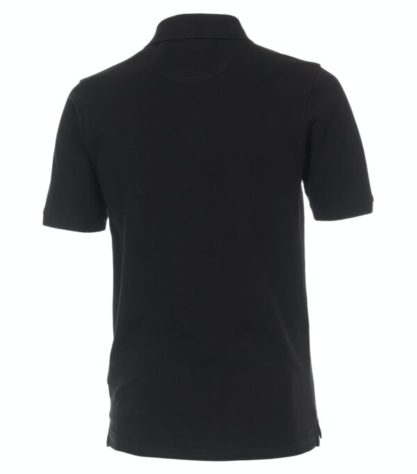 Casa Moda polo med stretch Sort – Bild 3
