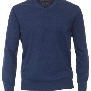 Casa moda pullover v-hals Blå