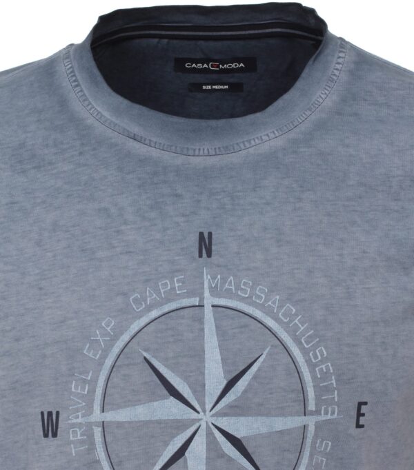 Casa Moda t-shirt med print Tordenstrom - Billede 4