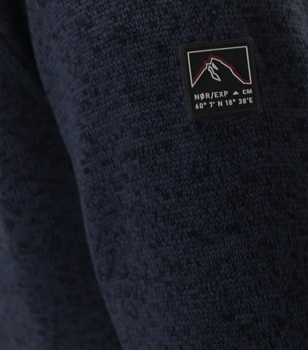Casa Moda strikt fleece jakke nat blå – Bild 6