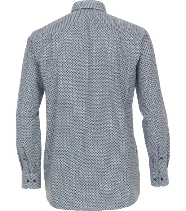 Casa moda skjorte comfort fit blå mønster – Bild 2