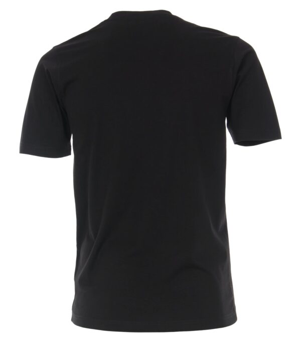 Casa Moda ensfarvet t-shirt sort - Billede 3
