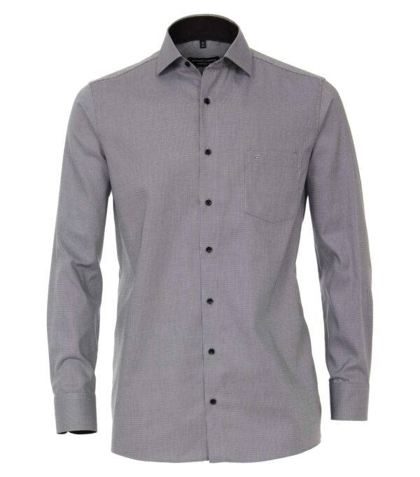 Casa Moda “comfort fit” struktur skjorte Koks