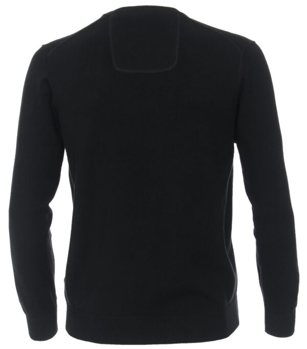 Casa moda v-hals pullover Sort – Bild 3