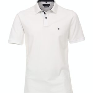Casa Moda polo med stretch Hvid