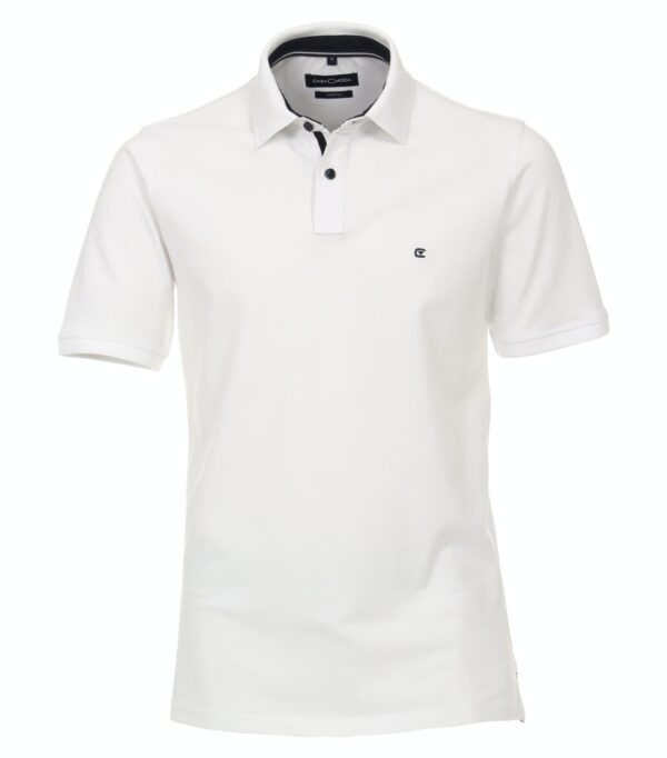 Casa Moda polo med stretch Hvid