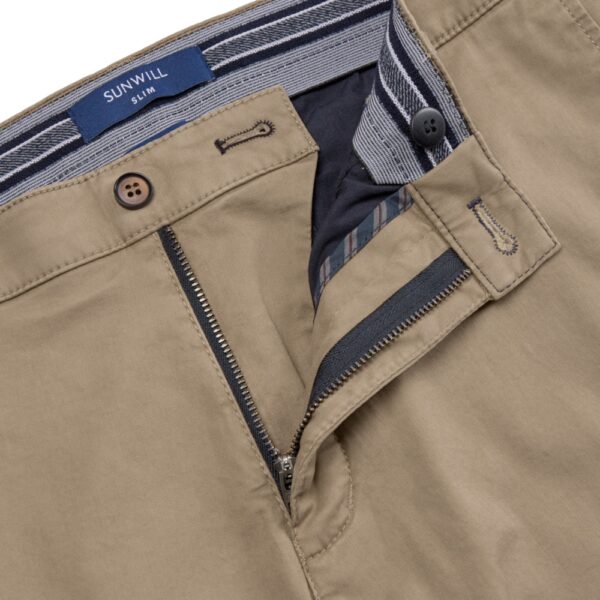 Sunwill chino slim fit Sand – Bild 4