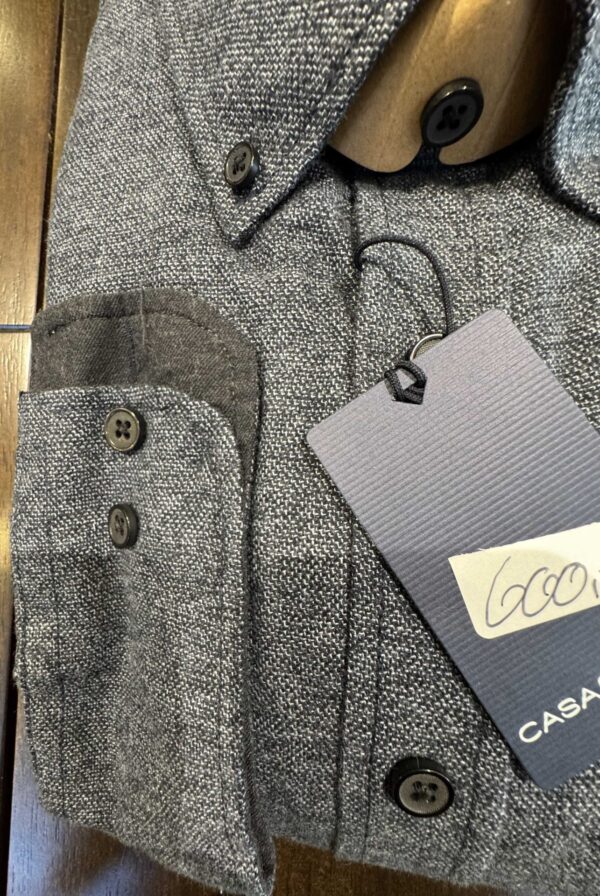 Casa Moda comfort fit skjorte lange ærmer vinter skjorte koks grå – Bild 2