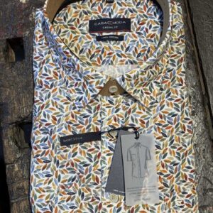 Casa Moda Casual fit kort ærmet skjorte korte ærmer med sommer mønster